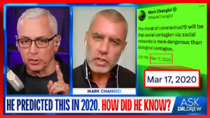 In March 2020, This Cognitive Scientist Predicted COVID-19 Hysteria & Social Contagion. How Did Mark Changizi Know? Ask Dr. Drew