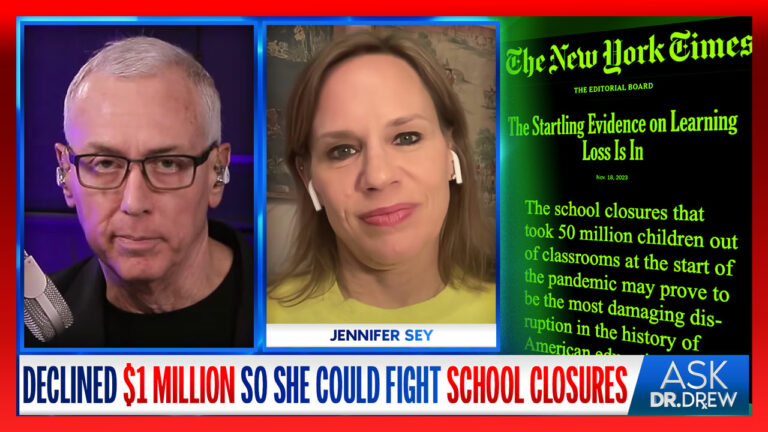 Jennifer Sey (Levi's) Turned Down $1,000,000 So She Could Fight COVID School Closures – Ask Dr. Drew