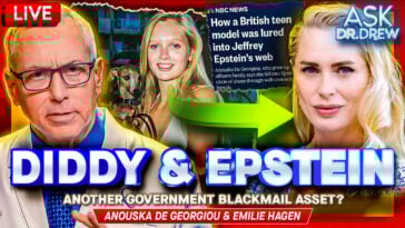 Anouska De Georgiou with Dr. Drew Pinsky in 2025