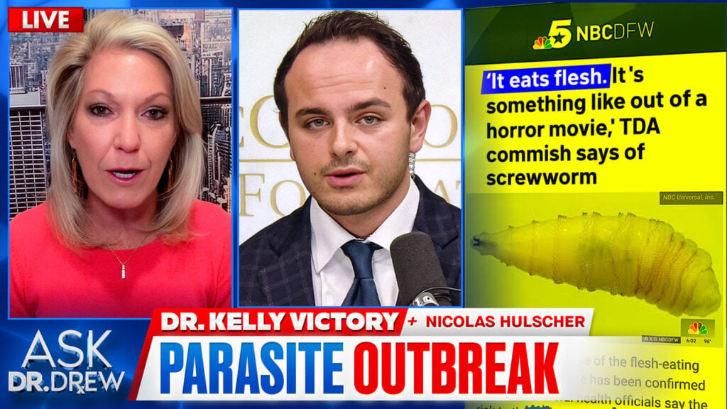 Flesh-Eating Screwworm & Engineered Alpha-Gal Ticks w/ Nic Hulscher & Dr Kelly Victory — Ask Dr Drew
