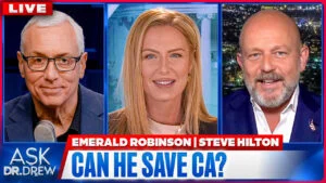Flock Camera Drones, Billionaire Tax & Broken Elections: Can Steve Hilton Save CA? – Ask Dr. Drew