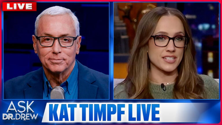 Kat Timpf with Dr. Drew Pinsky